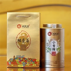 2017年潤元昌 鳳凰新會小青柑陳皮柑普茶 阿柑先生 熟茶 500克 罐